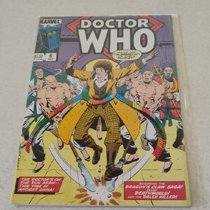 Marvel Doctor Who Comic with Yellow and Red Accents